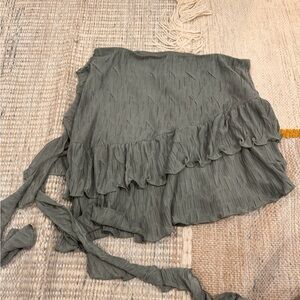 Zara Asymmetrical Gray Skirt